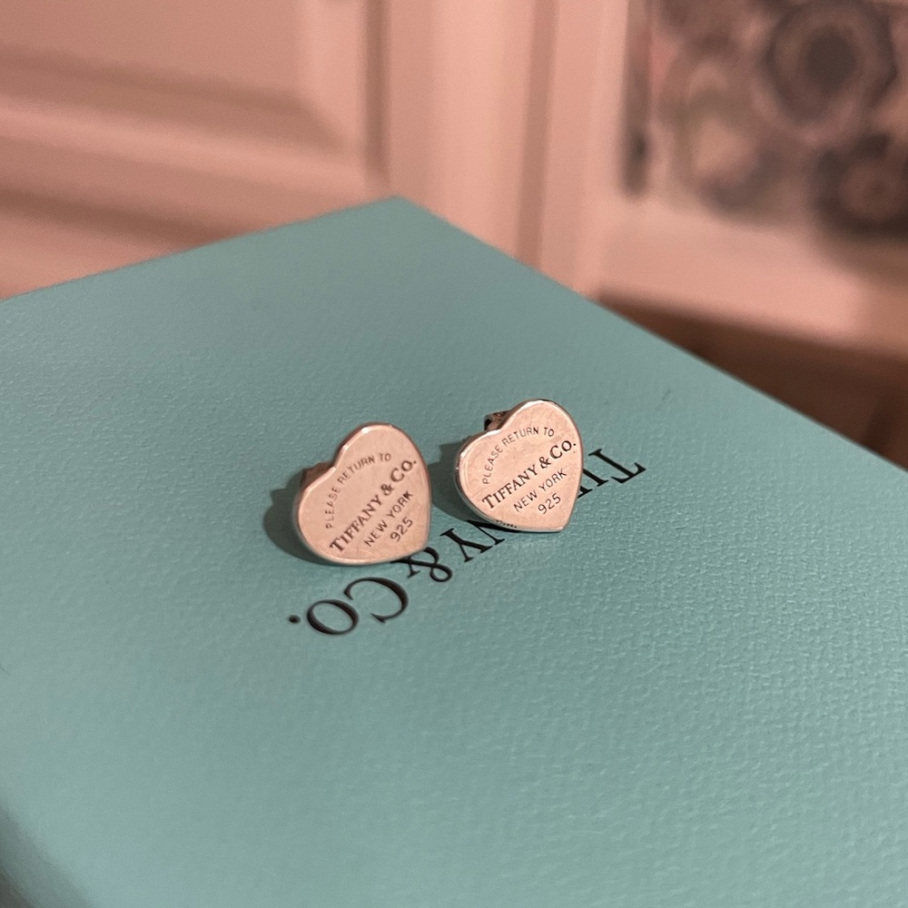 Tiffany & Co. Heart Tag Stud Earrings